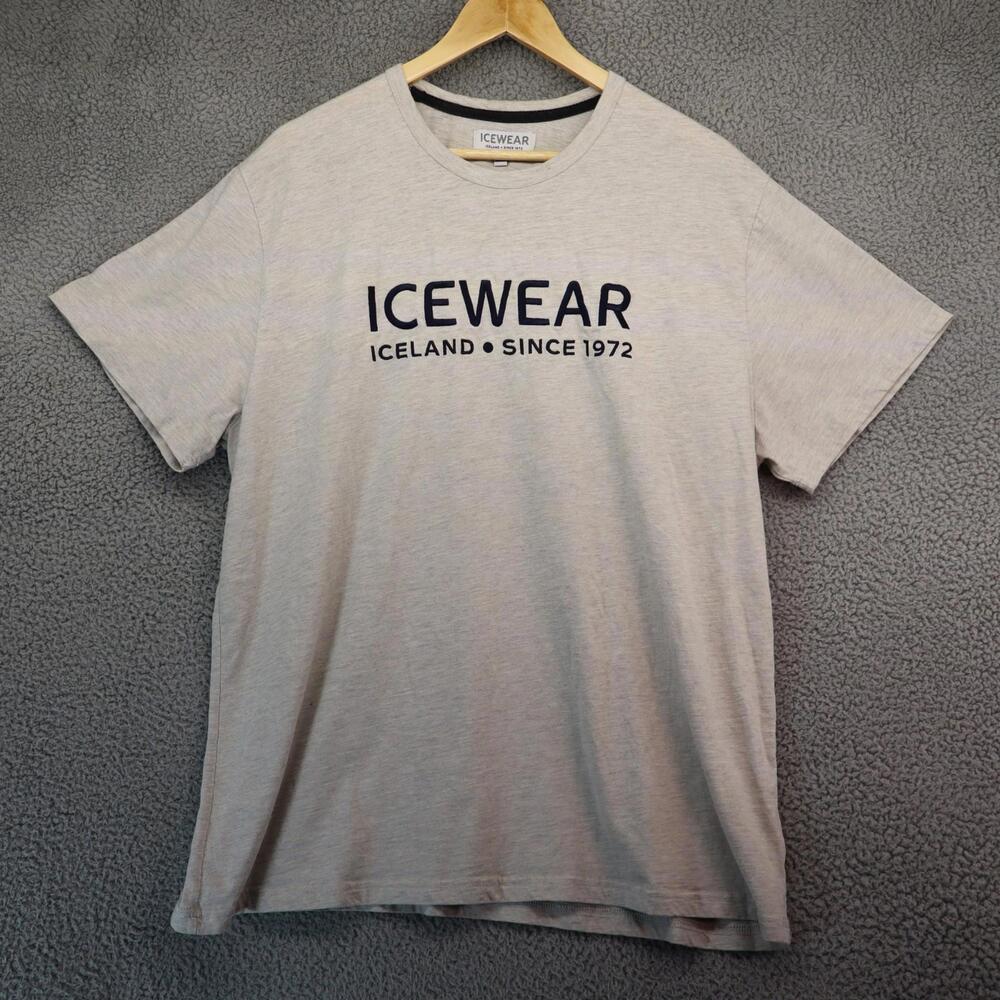 ICEWEAR Iceland shirt geometric Nordic heritage tee 2XL XXL